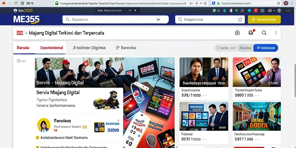 Tampilan antarmuka ME355 yang modern dan menarik.