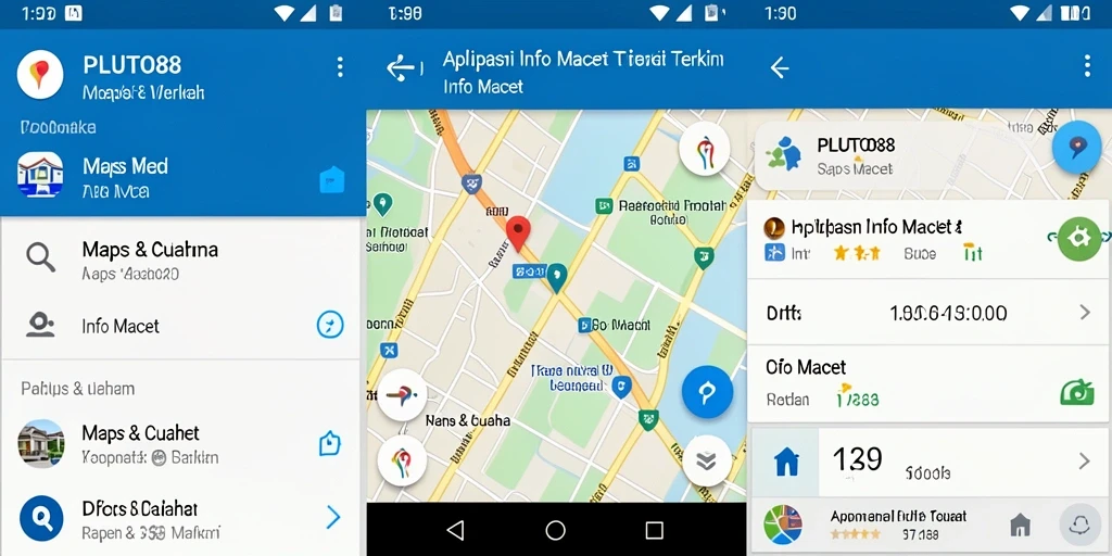 Antarmuka PLUTO88 menampilkan kondisi lalu lintas secara real-time.
