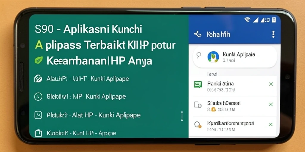 Antarmuka aplikasi S80 yang menarik dan mudah digunakan untuk kunci aplikasi.
