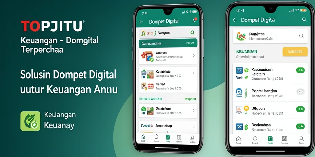 Antarmuka aplikasi TOPJITU yang intuitif dan menarik.